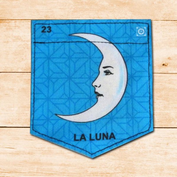 La Luna- Mexican Loteria  Sticky Pocket