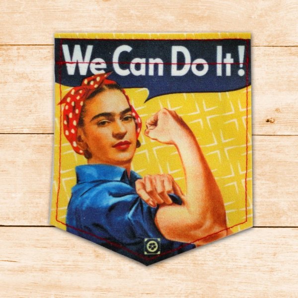 Frida Kahlo We Can Do It Sticky Pocket
