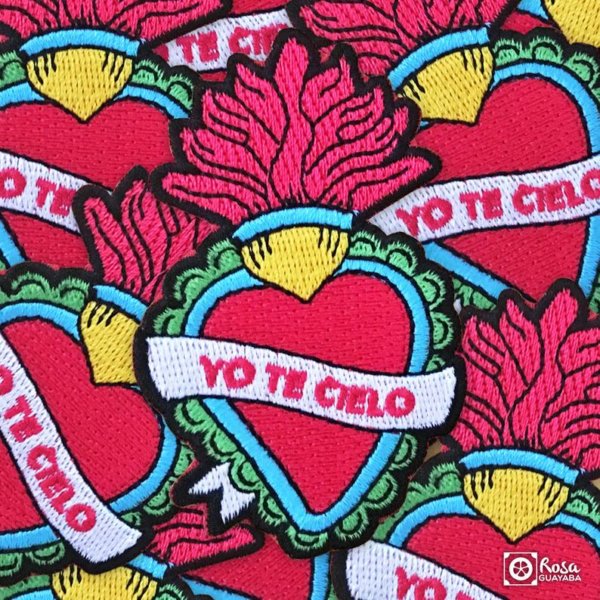 Frida Kahlo "Yo te Cielo" Quote - iron-on patch