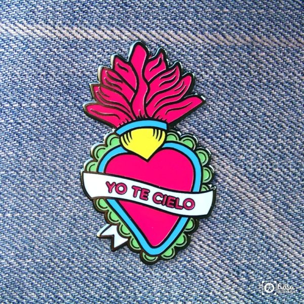 Frida Kahlo "Yo Te Cielo" enamel pin