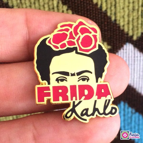 Frida Kahlo "Eyes" enamel pin