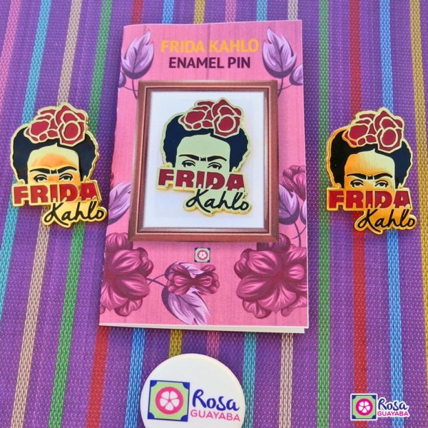 Frida Kahlo "Eyes" enamel pin