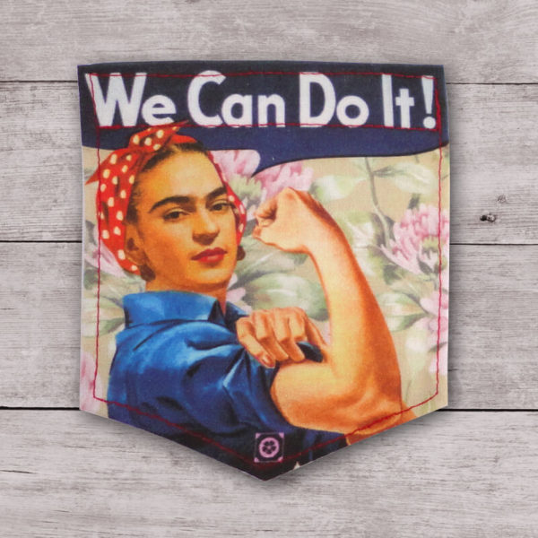 Frida Kahlo Womanhood Sticky Pocket Patches