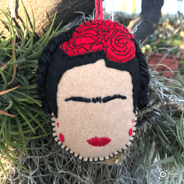 Frida Kahlo Felt Ornament