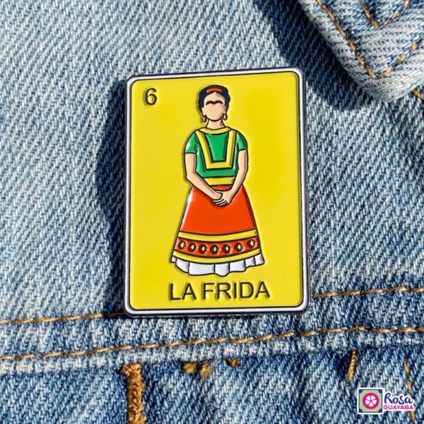 Frida Kahlo "Loteria" enamel pin