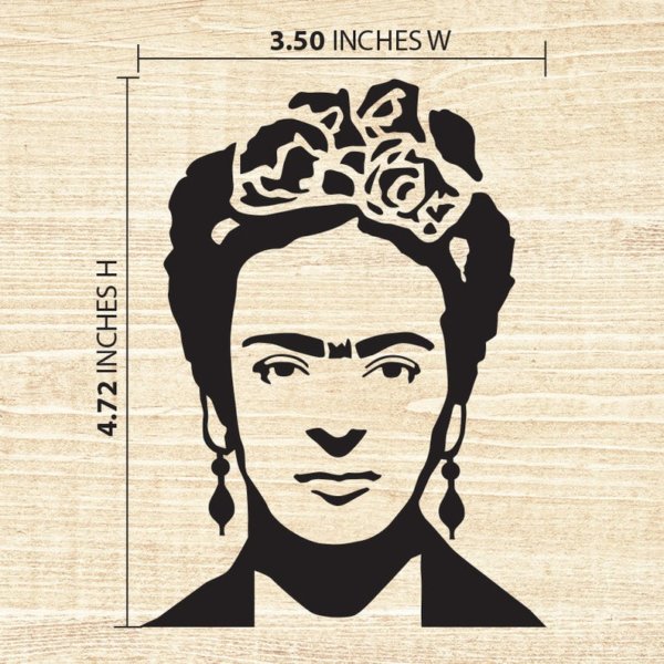 Frida Kahlo Portrait Vinyl Sticker
