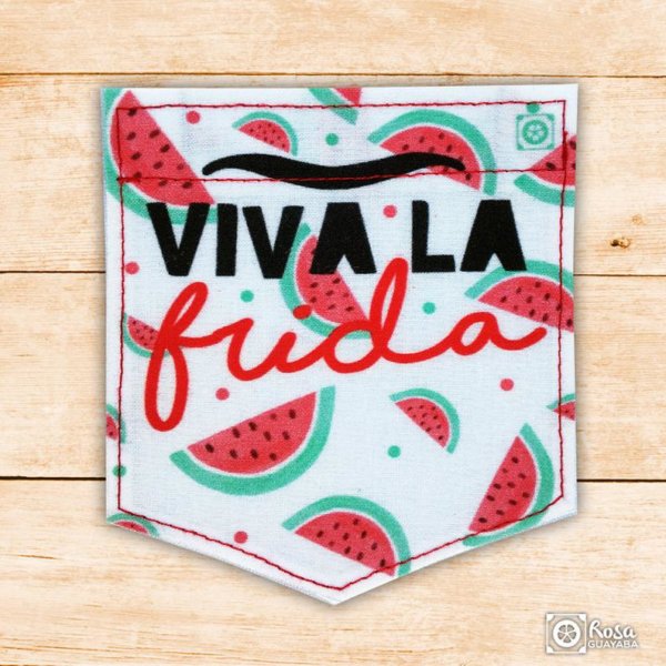 Frida Kahlo "Viva la Frida" Sandias Sticky Pockets