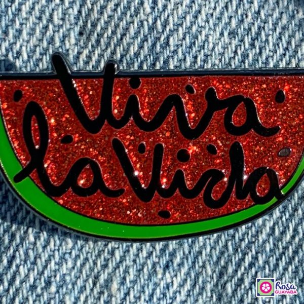 Frida Kahlo  "Viva La Vida "- enamel pins