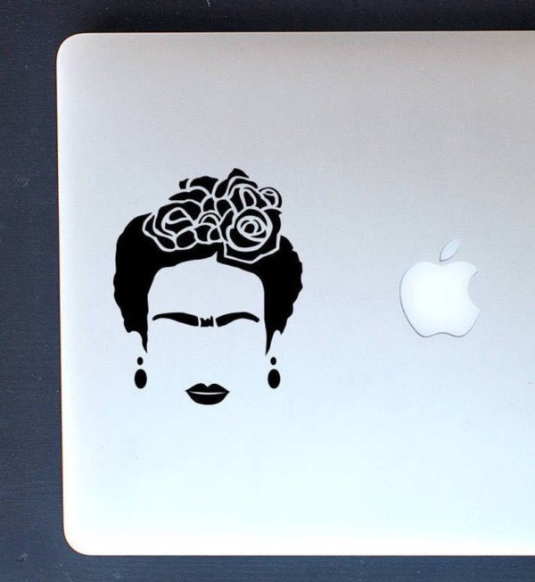 Frida Kahlo with love Vinyl Sticker