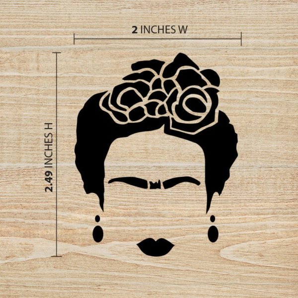 Frida Kahlo Inspired Vinyl Sticker