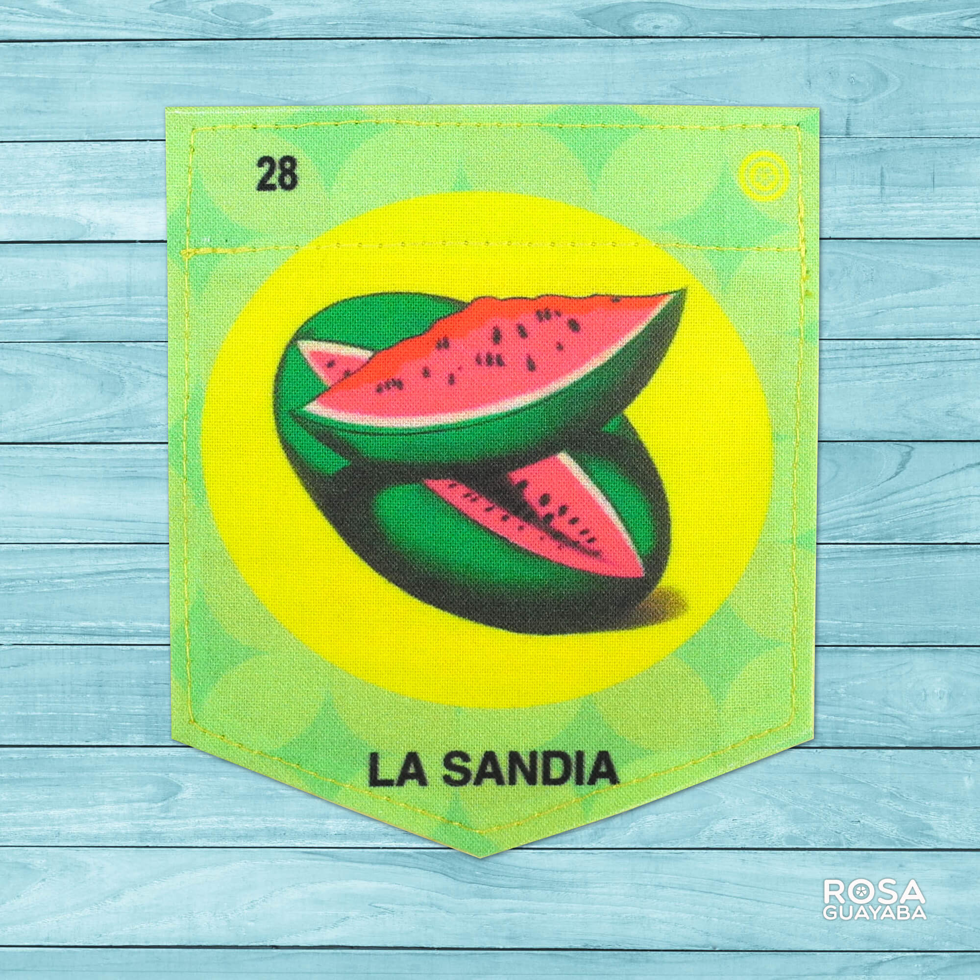 La Sandia-Loteria - Sticky Pocket - Pocket Patches