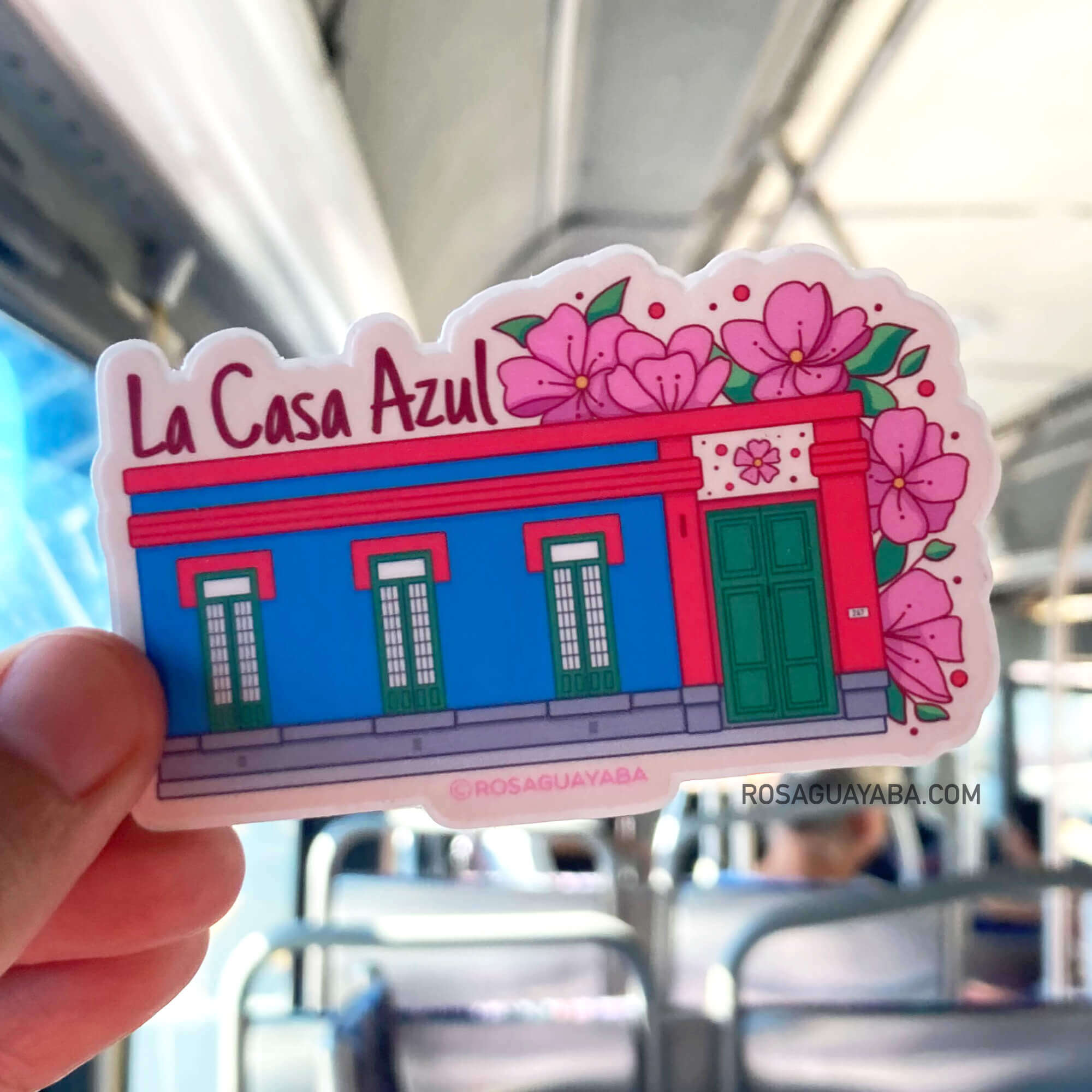 La Casa Azul Frida Kahlo's Blue House - Sticker Sticker - Vinyl Stickers